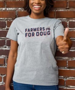 Farmers for Burgum White Cotton T-Shirts