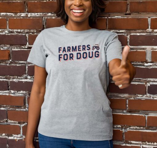 Farmers for Burgum White Cotton T-Shirts