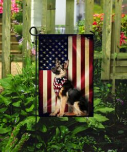 German Shepherd American Flag 2023