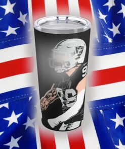 Las Vegas Maxx Crosby Stainless Steel Tumbler 20oz