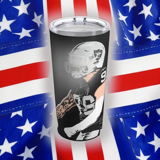 Las Vegas Maxx Crosby Stainless Steel Tumbler 20oz