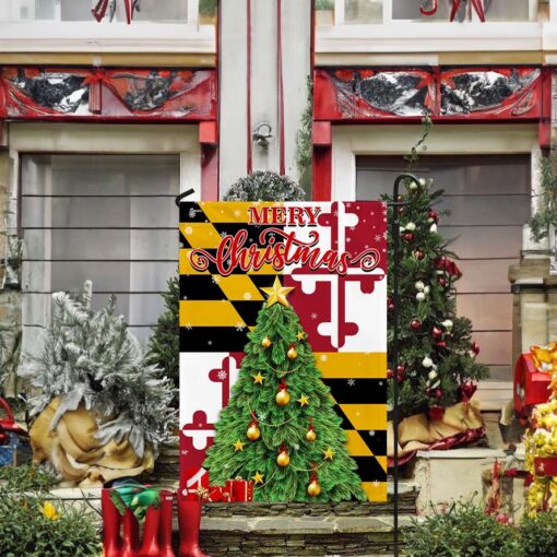 Maryland Christmas Flag