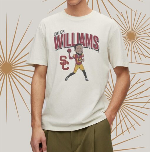 Usc Football Caleb Williams Caricature Shirtt