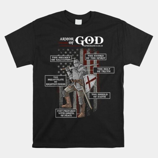 Armor Of God Ephesians 6 10 18 Bible Verse Shirt