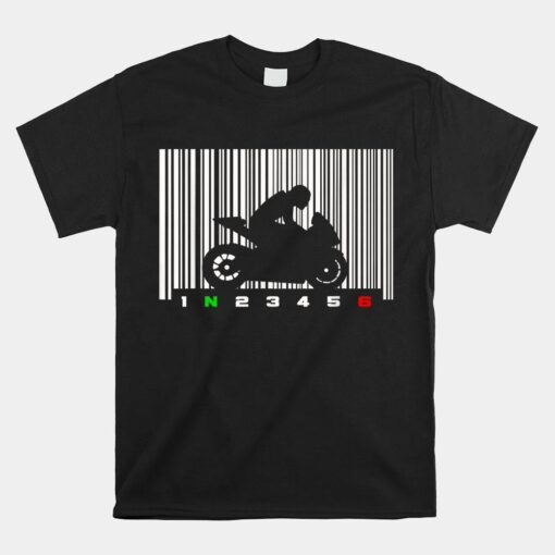 Barcode Motorcycle Shirt