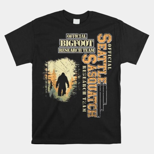 Bigfoot Research Team For Seattle Sasquatch Believer Shirt