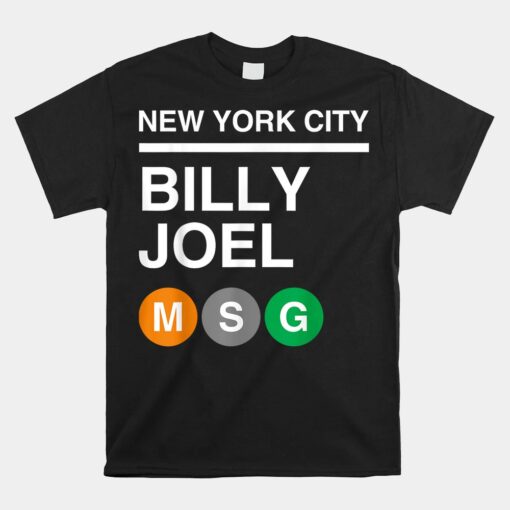 Billy Joel Msg Subway Shirt