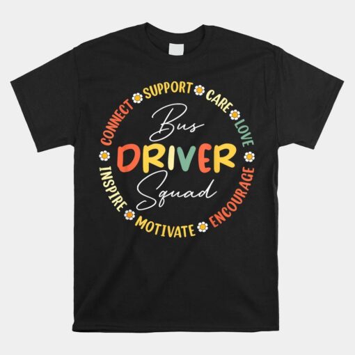 Bus Driver Squad Appreciation Week Back To School Shirt