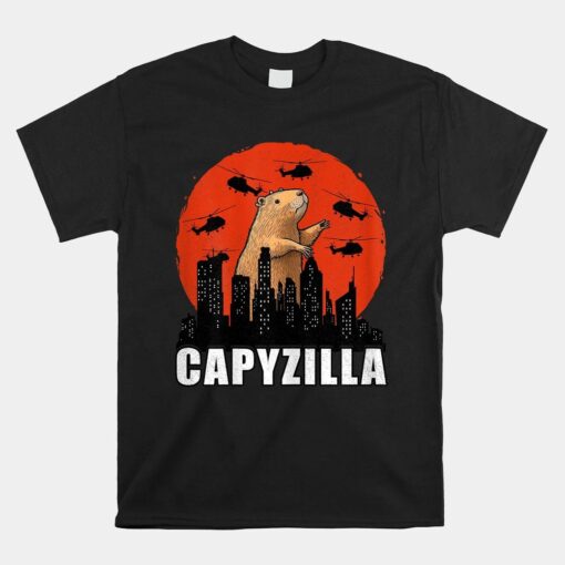 Capybara Shirt Funny Capybara Rodent Capyzilla Shirt