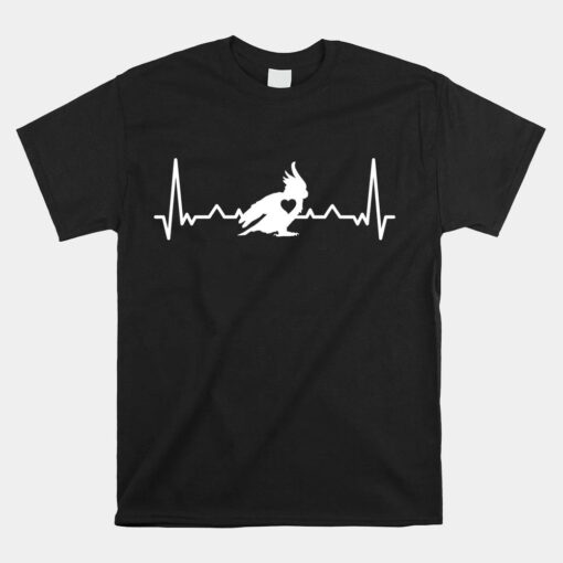 Cockatoo Heartbeat Funny Bird Lover Shirt