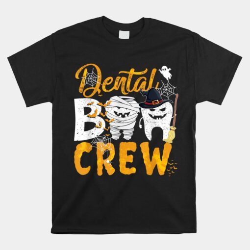 Dental Boo Crew Funny Dentist Assistant Halloween Shirt