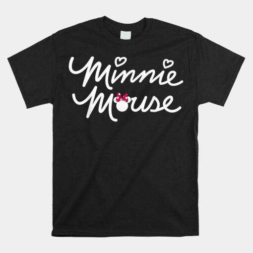 Disney Minnie Mouse Script Shirt