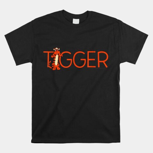 Disney Winnie The Pooh Tigger Classic Lettering Shirt