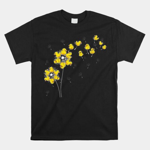 Ducky Rubber Duck Lover Dandelion Duckling Rubber Duck Shirt