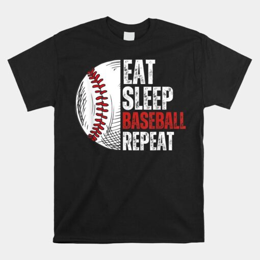 Eat Sleep Baseball Repeat Shirt