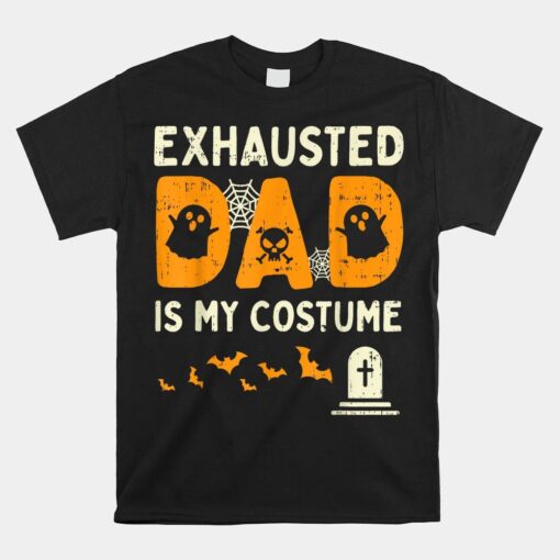 Exhausted Dad Halloween Shirt