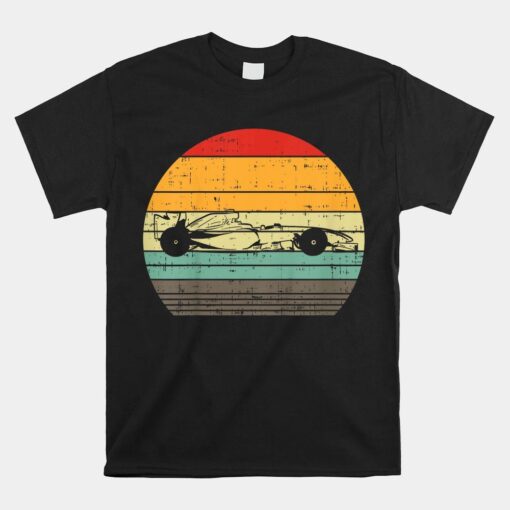 Formula Race Car Sunset Retro Driver Racing Fans Racer  Shirt