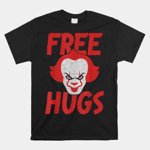 Free Hugs Killer Scary Clown Shirt