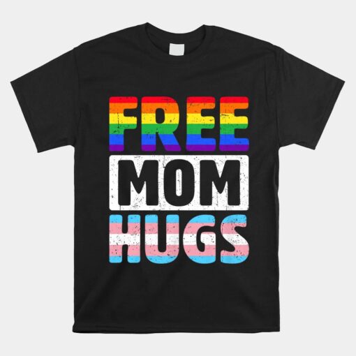 Free Mom Hugs Proud Ally Mom Shirt