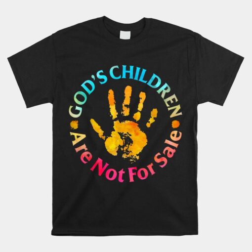 God's Children Are Not For Sale Hand Shirt