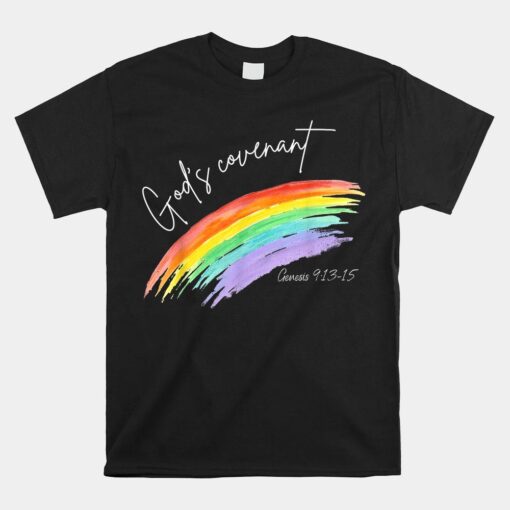 God's Covenant Genesis 9_13-15 Rainbow God's Believers Shirt