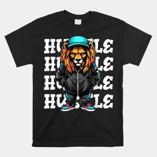 Hip Hop Lion Hustle Money Urban Shirt