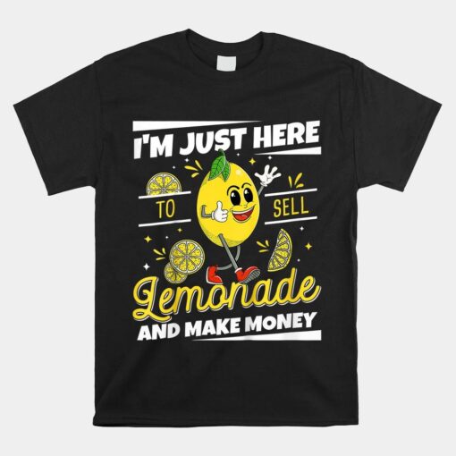 I'm Just Here To Sell Lemonade Stand Boss Shirt