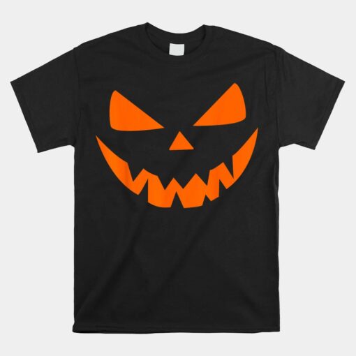 Jack O' Lantern Pumpkin Face Halloween Shirt