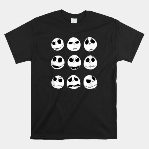 Jack Skellington Faces Shirt