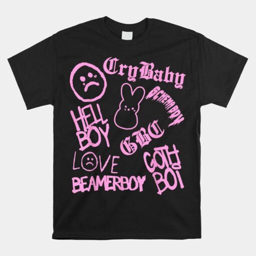 Lil Emo Rap Goth Peep Hip Hop Tattoo Shirt