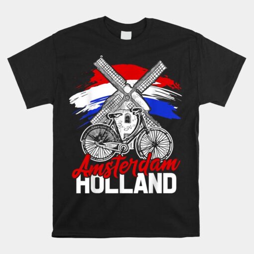 Netherlands Tshirt Amsterdam Nederland Dutch Shirt