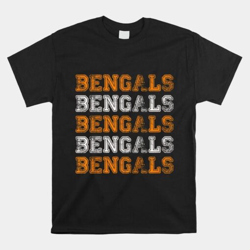 Novelty Bengals Vintage Retro Shirt