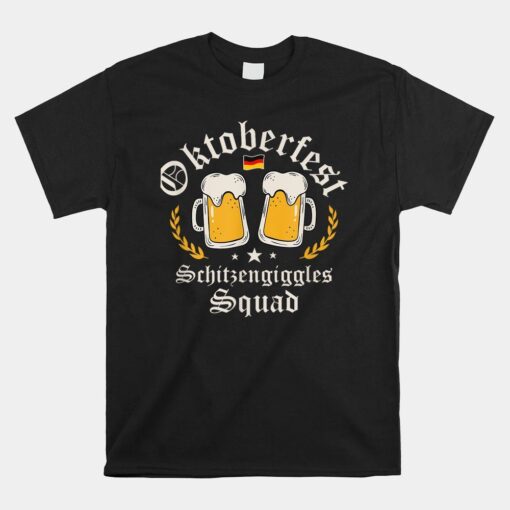 Oktoberfest Party Novelty Bavarian Drinking Squad Shirt