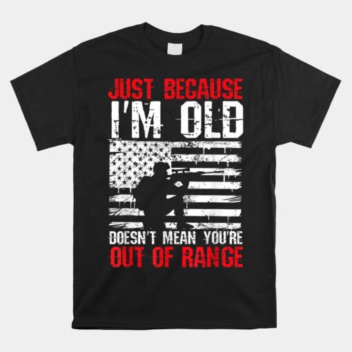 Out Of Range Riffle And Self Defense Retirement Shirt