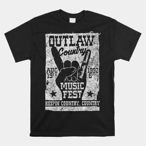 Outlaw Country Music Fest Nashville Shirt