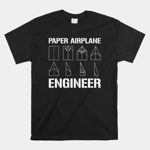 Paper Airplane Engineer Paper Plane Shirt