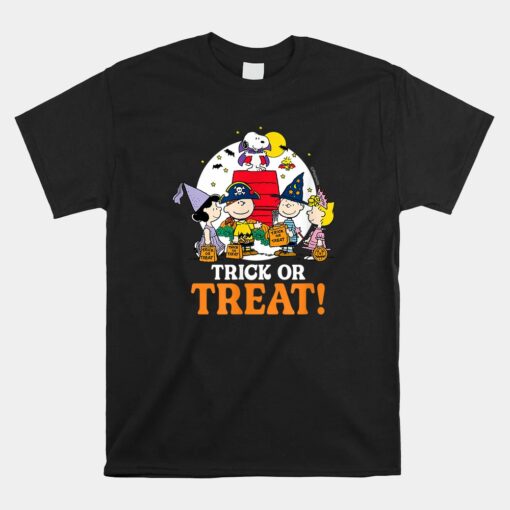 Peanuts Trick Or Treat Moonlight Shirt