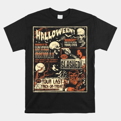 Poster Terror Old Time Halloween Shirt