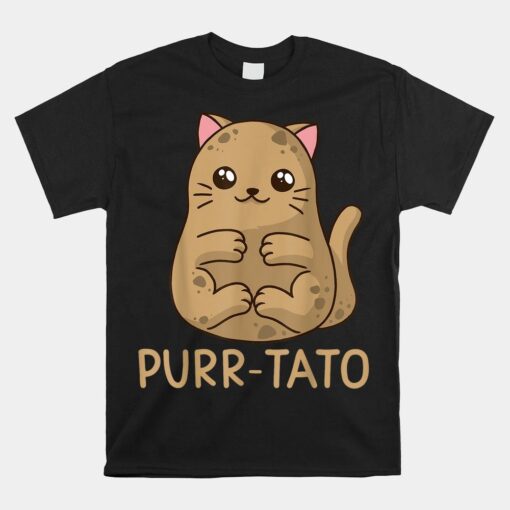 Purrtato Cat Potato Cat Lover Idaho Potatoes Shirt