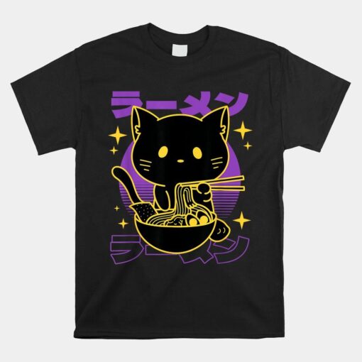 Ramen Cat Japanese Shirt