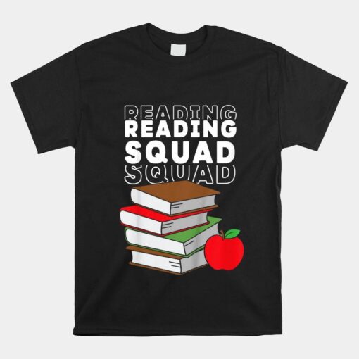 Reading Squad Reader Book Read Readers Reading Shirt