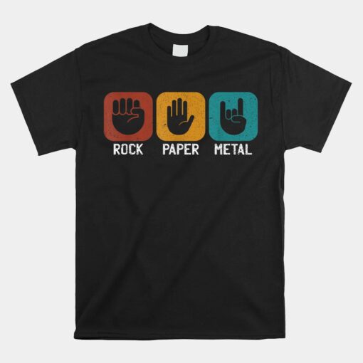 Rock Paper Metal  Shirt