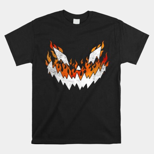 Spooky Jack O Lantern Pumpkin Face Halloween Shirt