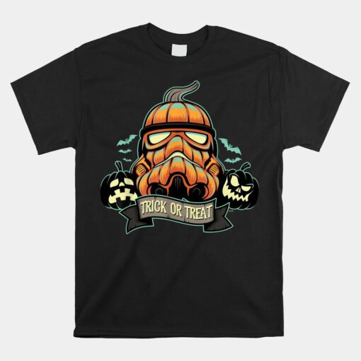 Stormtrooper Jack-o'-lantern Pumpkin Halloween Shirt