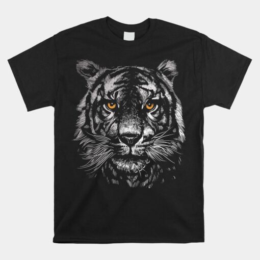 Tiger Face Wild Animal Tiger Shirt