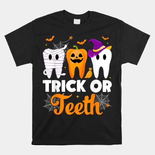 Trick Or Teeth Halloween Shirt