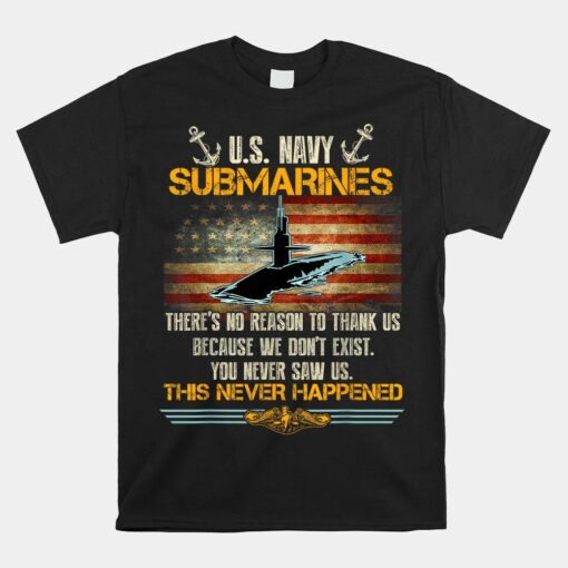 U.s Submarines Silent Service Shirt