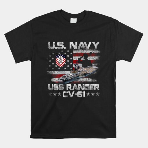 Uss Ranger Cv-61 Veteran Shirt Patriotic Shirt