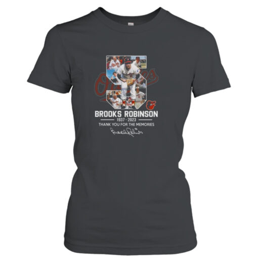 1937 2023 Brooks Robinson Thank You For The Memories Signature T-shirt T-Shirt Hoodie