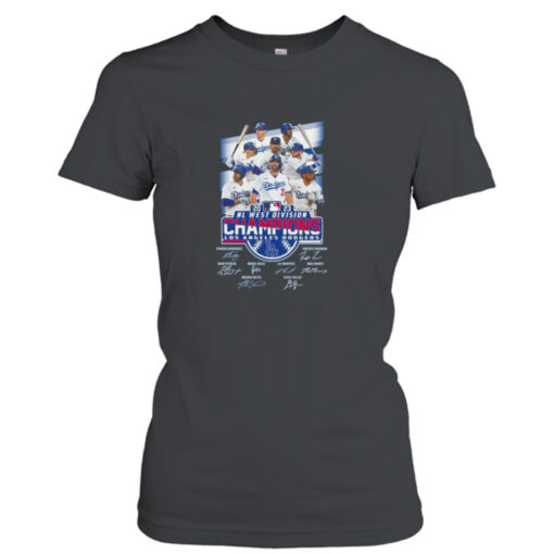 2023 AL West Division Champions Los Angeles Dodgers Signatures T- T-Shirt Hoodie